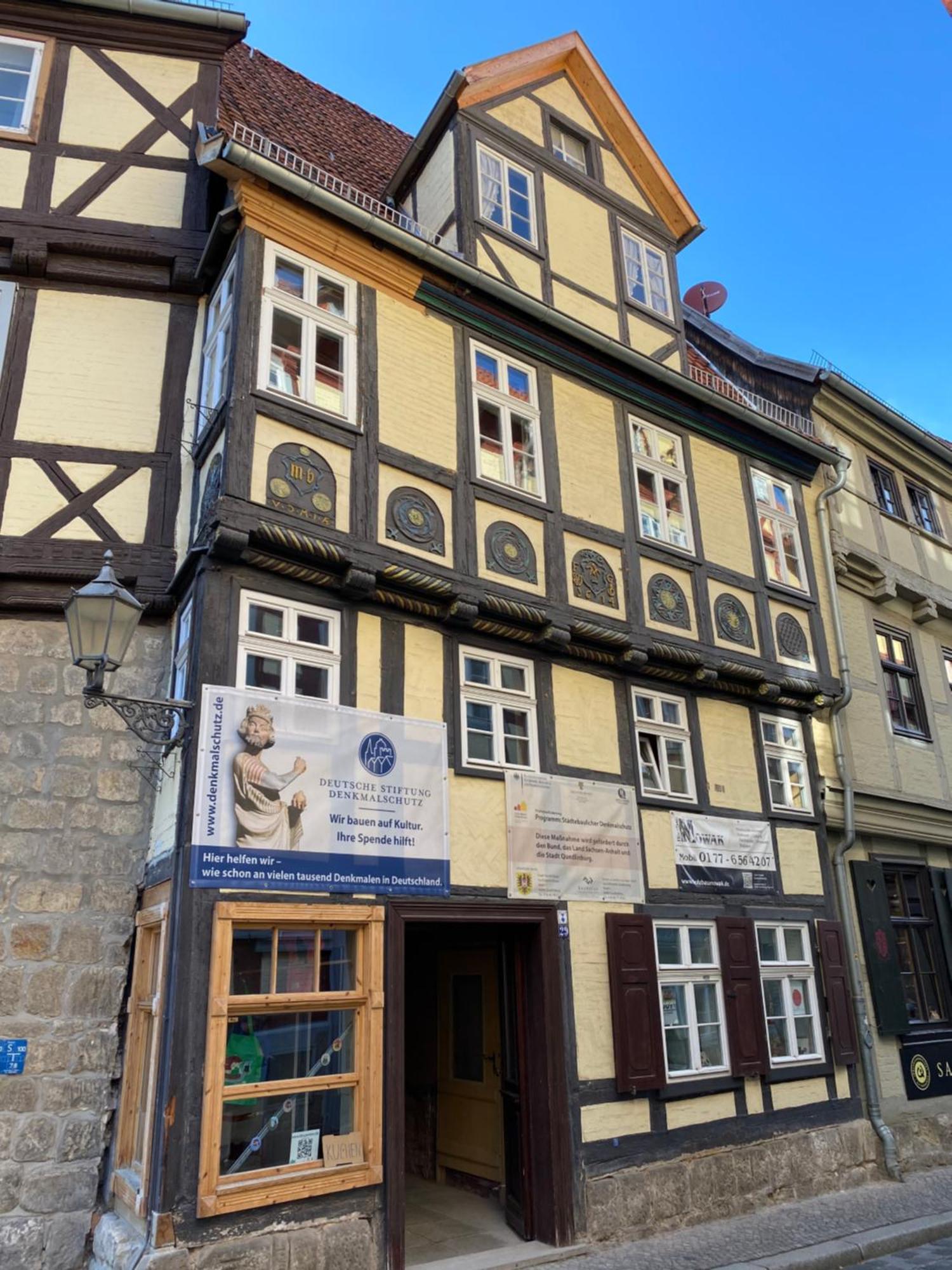 Ferienwohnung Helene Im Einzeldenkmal - Lange Gasse 29 Quedlinburg Eksteriør bilde