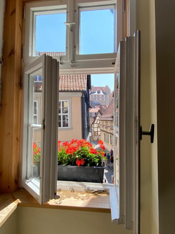 Ferienwohnung Helene Im Einzeldenkmal - Lange Gasse 29 Quedlinburg Eksteriør bilde